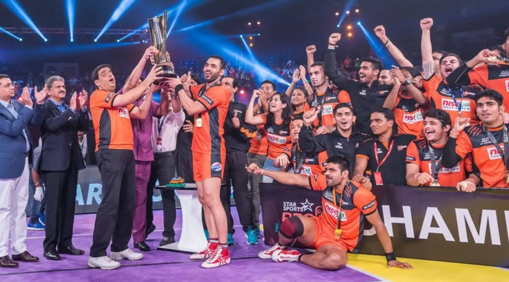 U Mumba Winning still